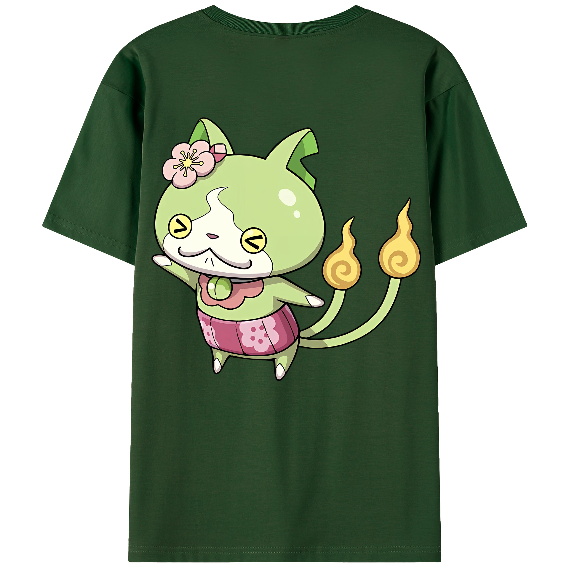 （画像用） 妖怪ウォッチ Yo-kai Watch 綿100％半袖Tシャツ（背面プリント）